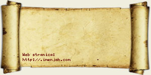 Blaža Kanić vizit kartica